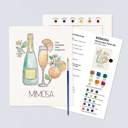  Mimosa Cocktail Paint Kit | Just Add Water Art Set 