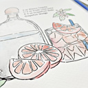  Paloma Cocktail Paint Kit | Just Add Water Art Set 