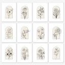  BOGO | Hand Illustrated Floral Prints | 42 Flower Options