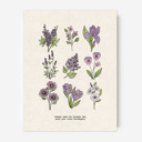  BOGO Flower Chart Prints | Hand Illustrated Floral Decor