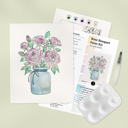  Flower Bouquet Watercolor Paint Kits | 12 Options