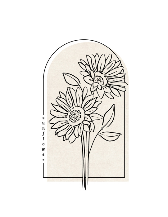 BOGO | Hand Illustrated Floral Prints | 42 Flower Options