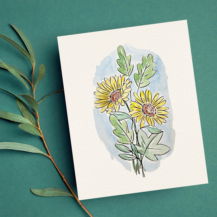 Fall Watercolor Paint Kits | 8X10" Just Add Water | 9 Options