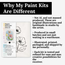  Poppy Floral Watercolor Paint Kit | All In One Art Set