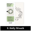  Christmas Watercolor Kit | Pre-Sketched Holiday Art Set for Paint Night