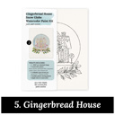  Christmas Watercolor Kit | Pre-Sketched Holiday Art Set for Paint Night