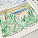  Yellowstone US National Park Watercolor Art Paint Kit | Just Add Water Art Kit