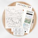  Yellowstone US National Park Watercolor Art Paint Kit | Just Add Water Art Kit