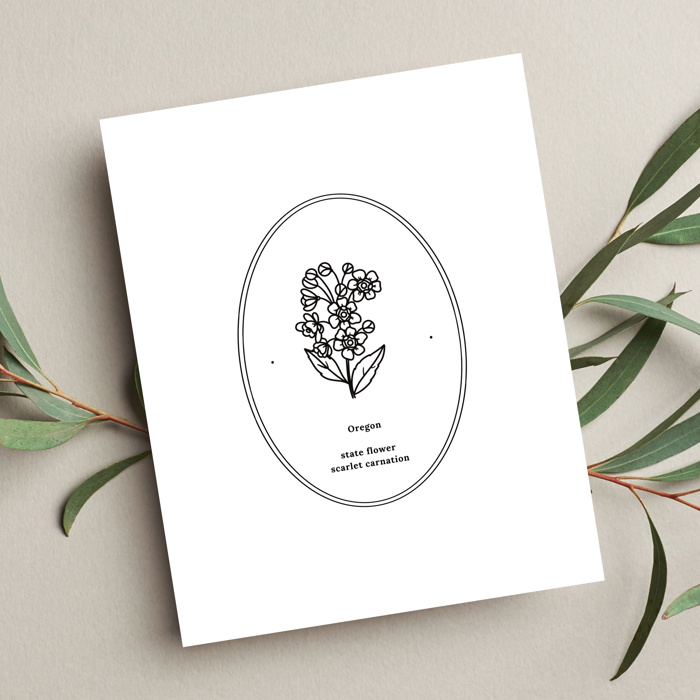 BOGO | State Flower Art Prints | Unframed Floral Wall Decor