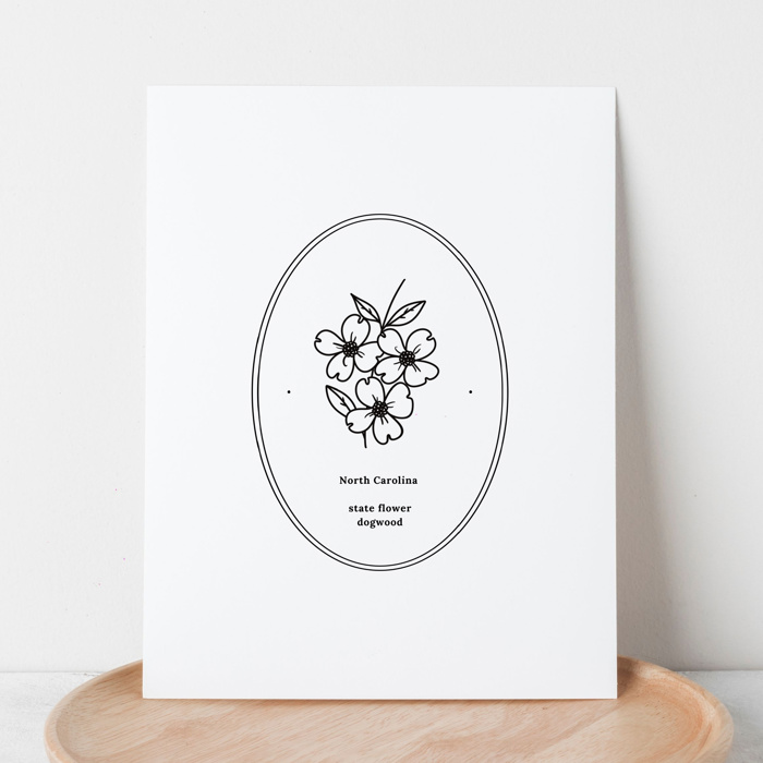 BOGO | State Flower Art Prints | Unframed Floral Wall Decor