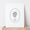  BOGO | State Flower Art Prints | Unframed Floral Wall Decor