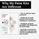 Zinnia Bouquet Watercolor Paint Kit | Just Add Water All In One Art Set Gift
