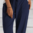  Drawstring Elastic Waist Loose Pants | 3 Colors |