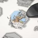 SILVER 11x14" National Park Bucket List: 3 Sizes
