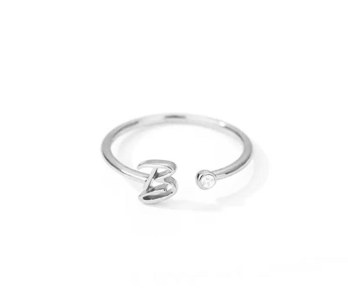 Initial Letter Ring | Initial Jewelry