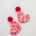 Style 3 Pink Heart Dangle Earring Collection