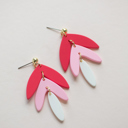 Style 5 Pink Heart Dangle Earring Collection