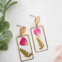 Style 3 Pressed Flower Earrings