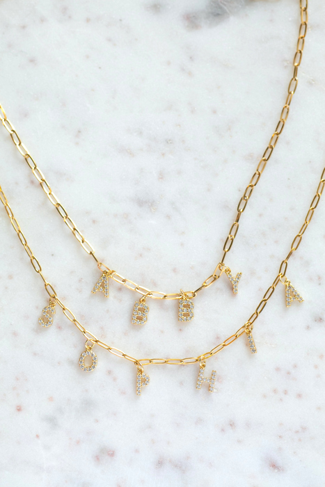 Sparkly Personalized Custom Necklace