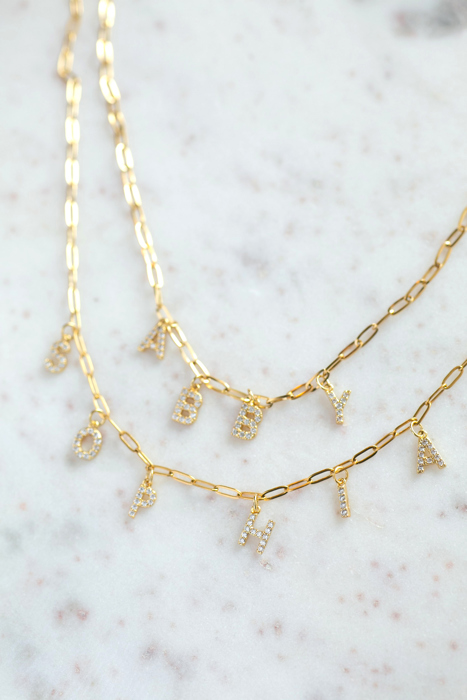 Sparkly Personalized Custom Necklace