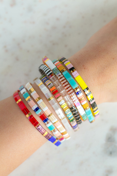 Stretchy Tila Summer Bracelets