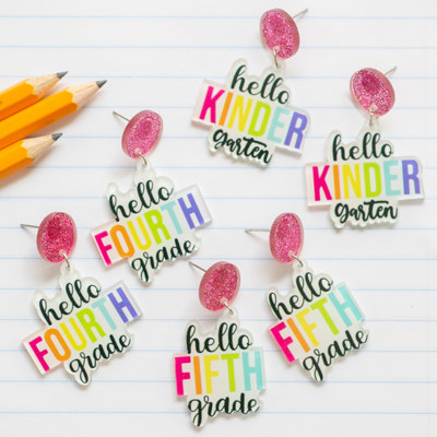 Back to School Teacher Earrings | Teacher Gift