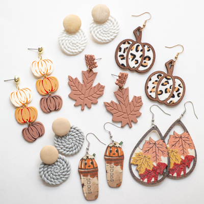 Fall Earrings Collection | Pumpkin Earrings | Fall Jewelry