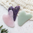  Gua Sha Facial Stone | Jade Amethyst Rose Quartz Stone