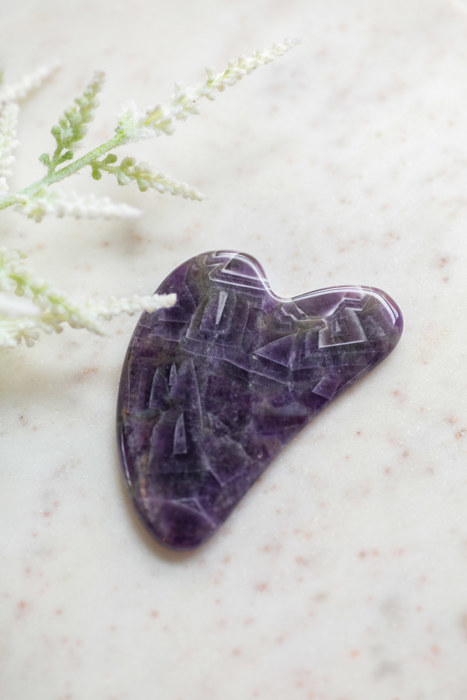 Gua Sha Facial Stone | Jade Amethyst Rose Quartz Stone
