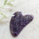 Amethyst Gua Sha Facial Stone | Jade Amethyst Rose Quartz Stone