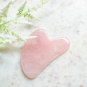 Rose Quartz Gua Sha Facial Stone | Jade Amethyst Rose Quartz Stone