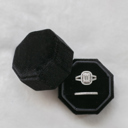 Black Velvet Ring Box