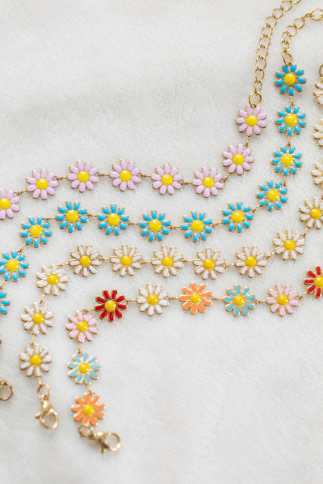 Colorful Daisy Flower Bracelets