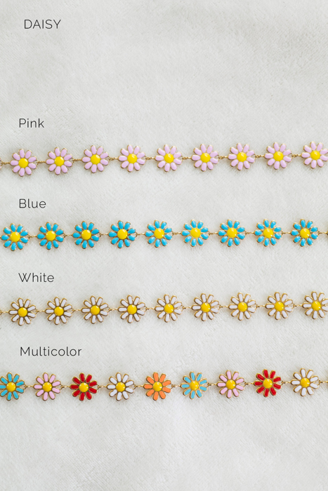Colorful Daisy Flower Bracelets