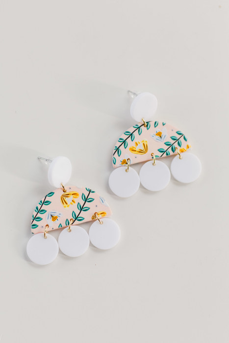 Whimsical Floral Spring Earrings