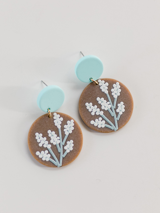 Whimsical Floral Spring Earrings