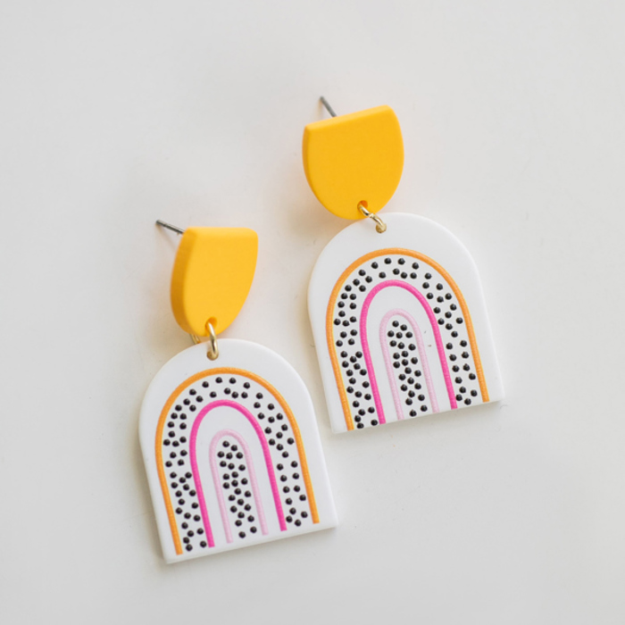 Colorful Spring Earrings | Floral Earrings