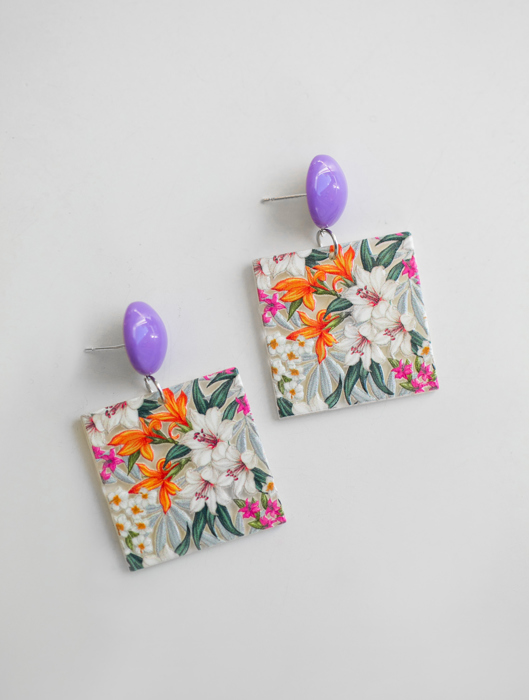 Colorful Boho Tropical Summer Earrings