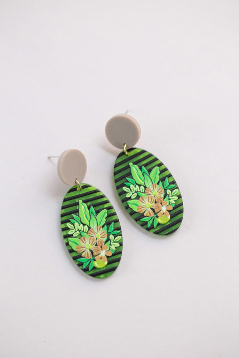 Colorful Boho Tropical Summer Earrings