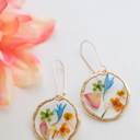  Pressed Flower Earrings