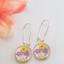 Style 1 Pressed Flower Earrings