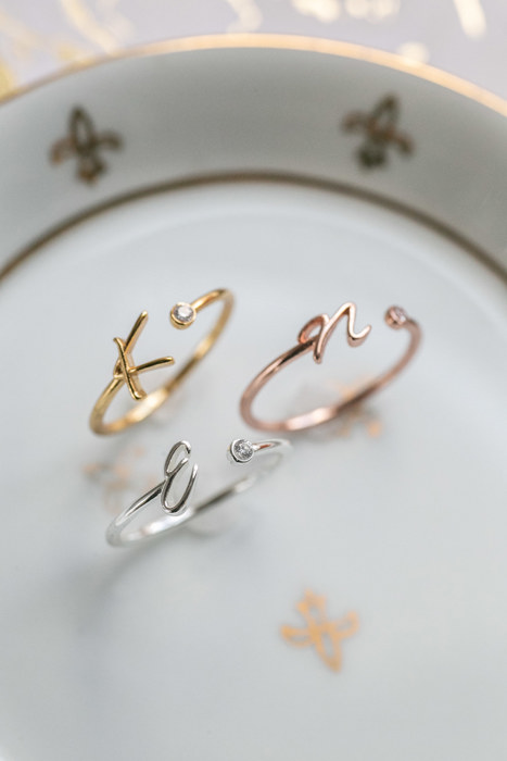Initial Letter Ring | Initial Jewelry
