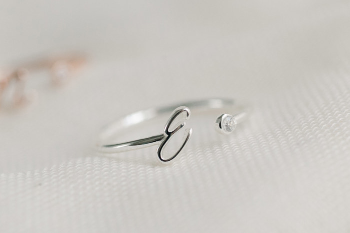 Initial Letter Ring | Initial Jewelry