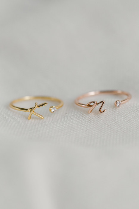 Initial Letter Ring | Initial Jewelry