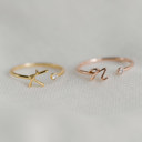  Initial Letter Ring | Initial Jewelry