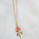June Colorful Birth Flower Necklace