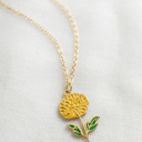 November Colorful Birth Flower Necklace