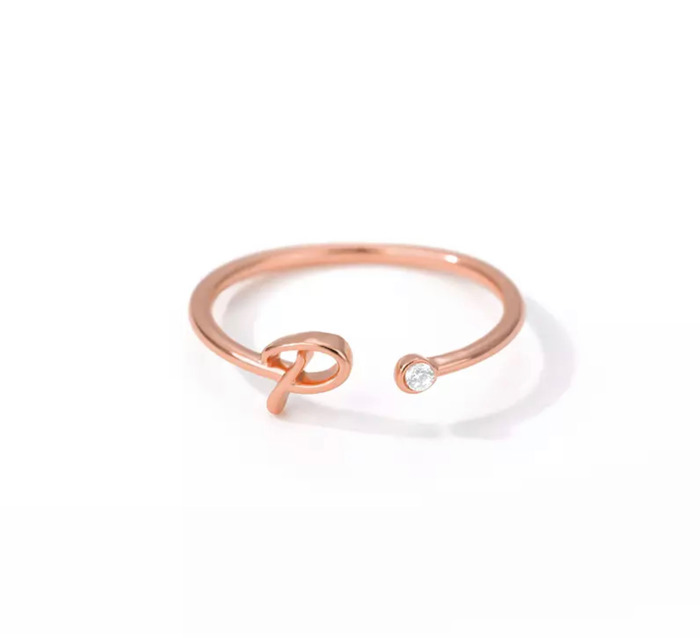 Initial Letter Ring | Initial Jewelry