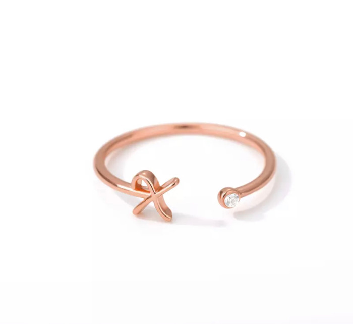 Initial Letter Ring | Initial Jewelry