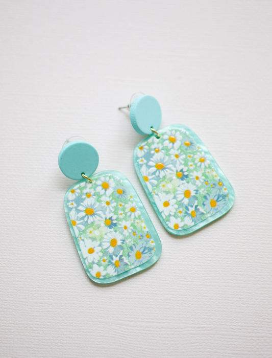 Whimsical Floral Spring Earrings